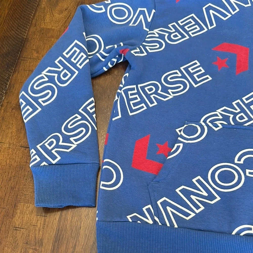 Converse Blue Hoodie Sweatshirt